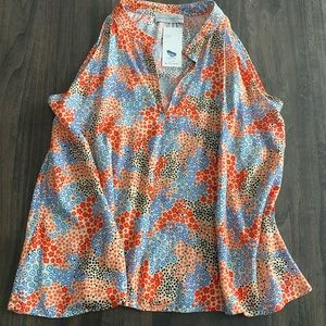 Boho sleeveless lightweight tee